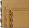 Hardcover Kraft Blank Page DIY Scrapbook Photo Album, 40 Pages (20 Sheets) - Perfect for Wedding Anniversaries, Family Memories, and Small Scrapbooking Projects